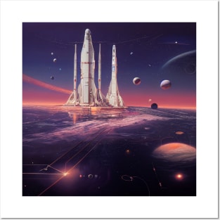 Interplanetary Spaceport Posters and Art